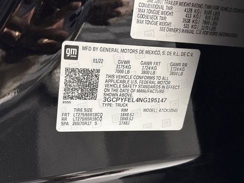 Certified 2022 Chevrolet Silverado 1500 LT Trail Boss w/ Bed Protection Package image 29