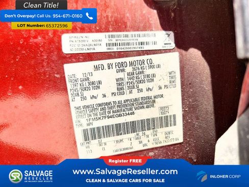 Used 2014 Ford Explorer Limited w/ Equipment Group 303A FWD image 17