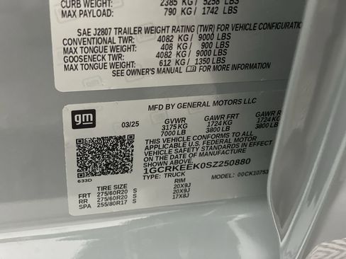 Certified 2025 Chevrolet Silverado 1500 RST w/ Protection Package image 89