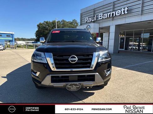 Certified 2022 Nissan Armada Platinum w/ Captain's Chairs Package image 25