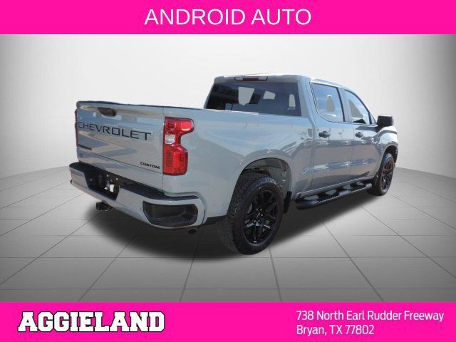 Used 2024 Chevrolet Silverado 1500 Custom w/ Turbomax Blackout Package RWD image 4