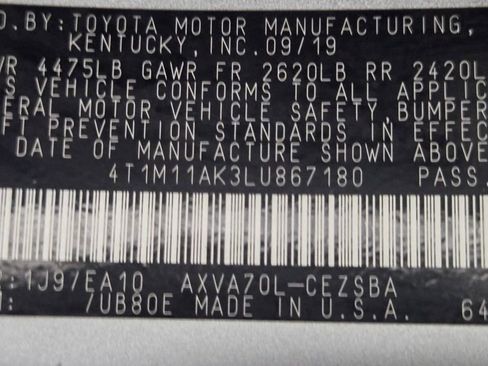 Used 2020 Toyota Camry SE w/ Convenience Package FWD image 33