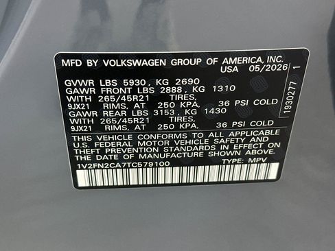 New 2026 Volkswagen Atlas SEL Premium R-Line AWD/4WD image 28