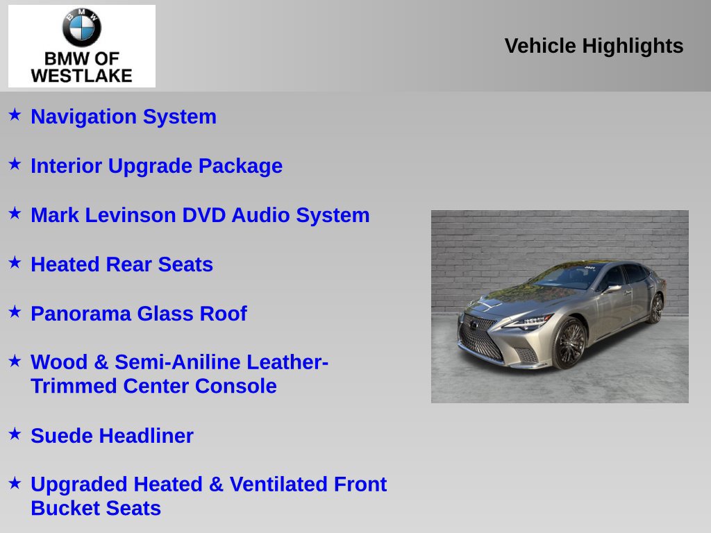 Used 2021 Lexus LS 500 AWD w/ Interior Upgrade Package image 6