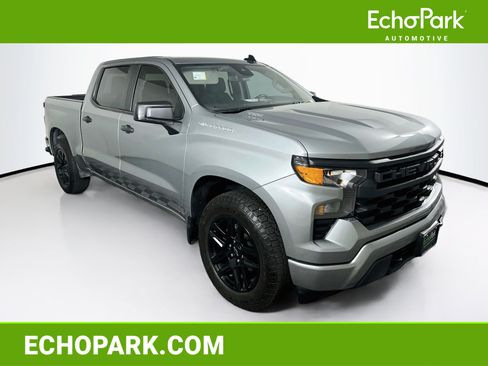 Used 2025 Chevrolet Silverado 1500 Custom w/ Turbomax Blackout Package RWD image 1
