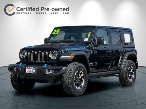 Certified 2025 Jeep Wrangler Unlimited Rubicon 4xe w/ Convenience Group AWD/4WD image 8