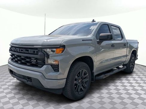 Used 2024 Chevrolet Silverado 1500 Custom w/ Turbomax Blackout Package AWD/4WD image 7