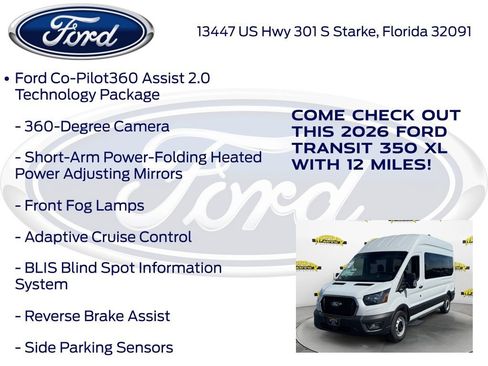 New 2026 Ford Transit 350 XL RWD image 20