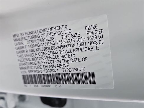 New 2026 Honda Ridgeline Black Edition image 18