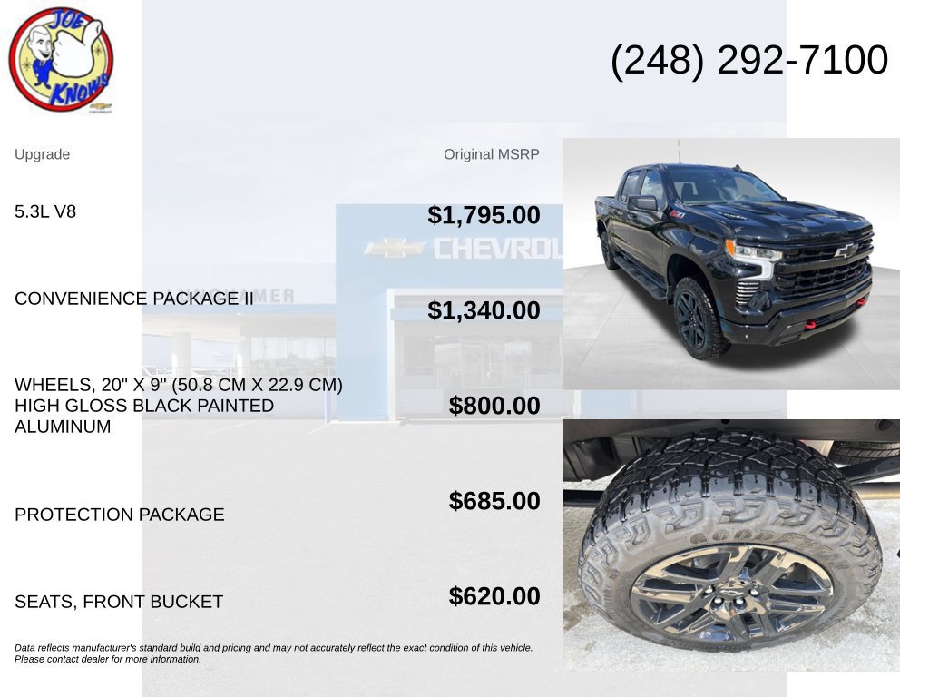 Used 2024 Chevrolet Silverado 1500 LT Trail Boss w/ Convenience Package II AWD/4WD image 5