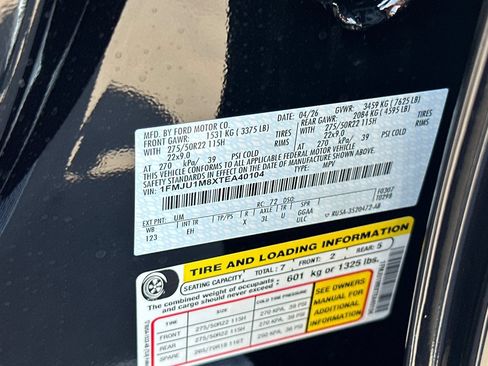 New 2026 Ford Expedition Platinum w/ Stealth Appearance Package AWD/4WD image 31
