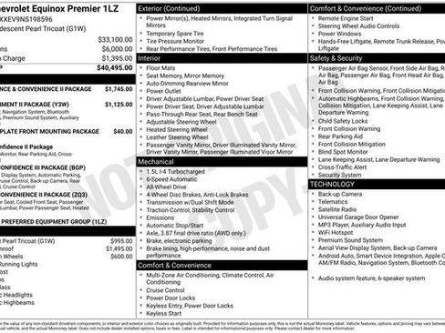 Used 2022 Chevrolet Equinox Premier AWD/4WD image 14