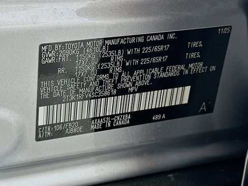 Used 2025 Toyota RAV4 LE image 12