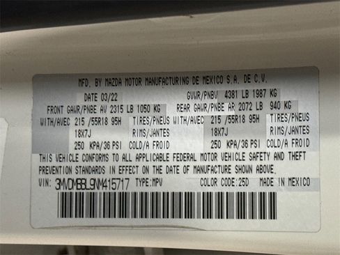 Certified 2022 MAZDA CX-30 AWD 2.5 S w/ Select Package image 27