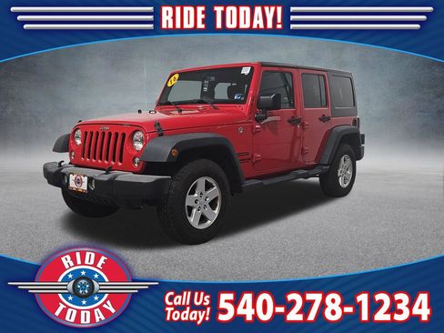 Used 2016 Jeep Wrangler Unlimited Sport w/ Quick Order Package 24S AWD/4WD image 1