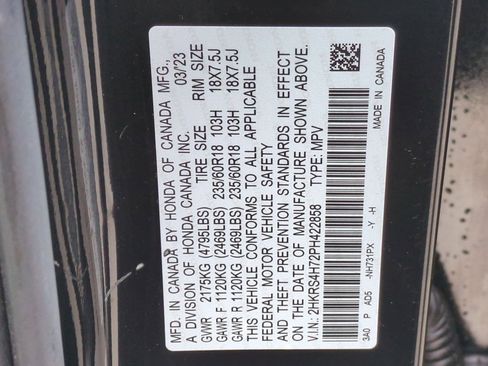 Certified 2023 Honda CR-V EX-L image 28