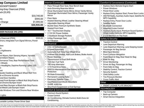 Certified 2023 Jeep Compass Limited image 39