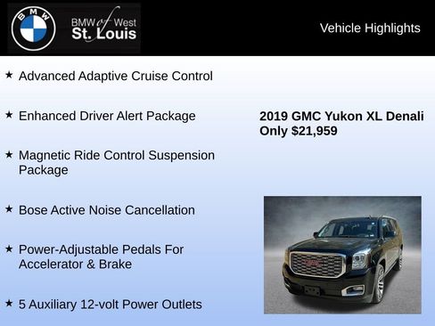Used 2019 GMC Yukon XL Denali w/ Denali Ultimate Package image 16