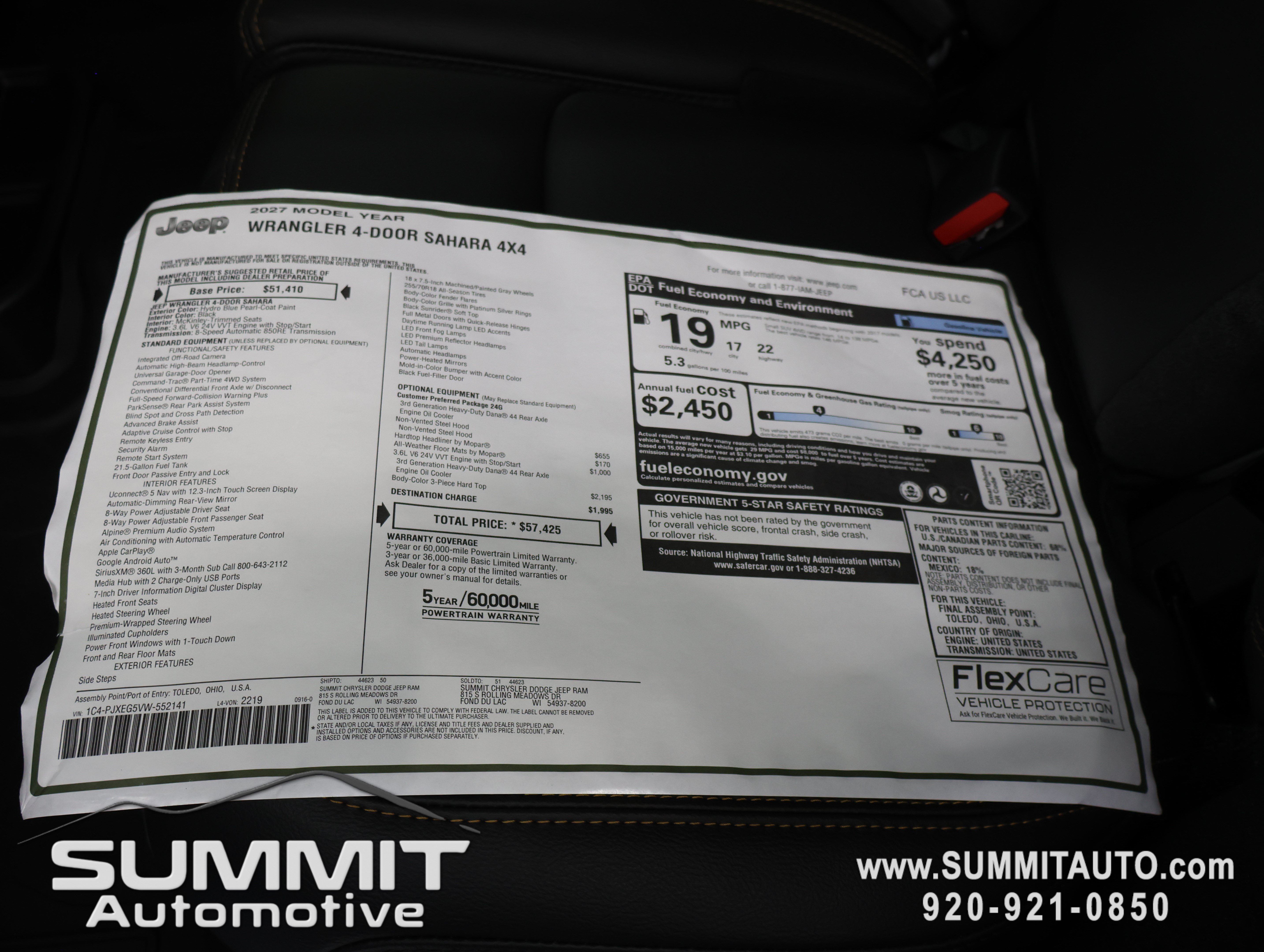 New 2027 Jeep Wrangler Unlimited Sahara AWD/4WD image 34
