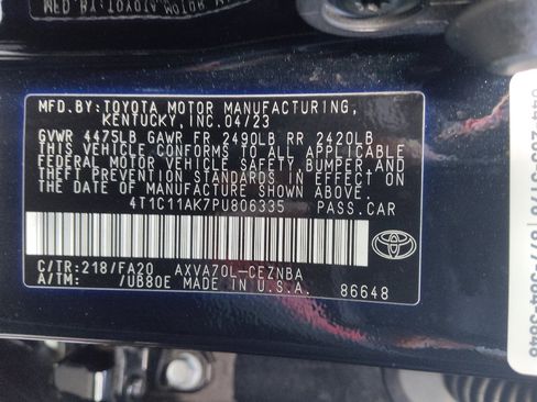 Used 2023 Toyota Camry LE FWD image 33