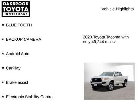 Certified 2023 Toyota Tacoma SR image 7