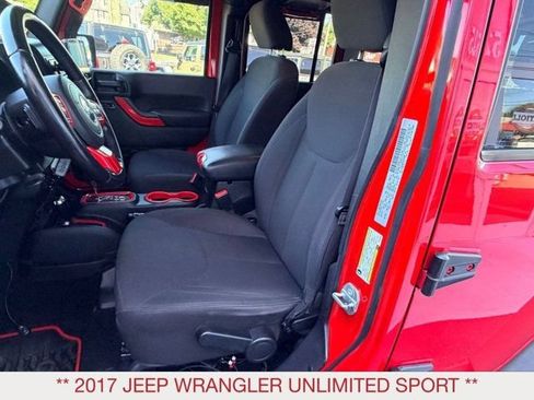 Used 2017 Jeep Wrangler Unlimited Sport w/ Quick Order Package 24S AWD/4WD image 13