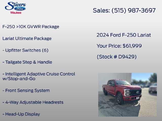 Used 2024 Ford F250 Lariat w/ Lariat Ultimate Package AWD/4WD image 16