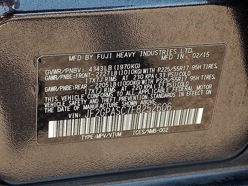 Used 2015 Subaru Crosstrek 2.0i Limited AWD/4WD image 27