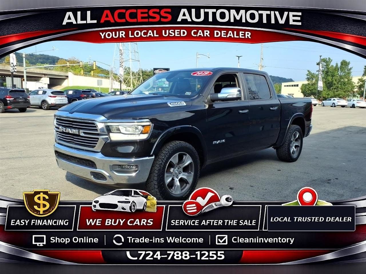 Used 2019 RAM 1500 Laramie AWD/4WD image 3