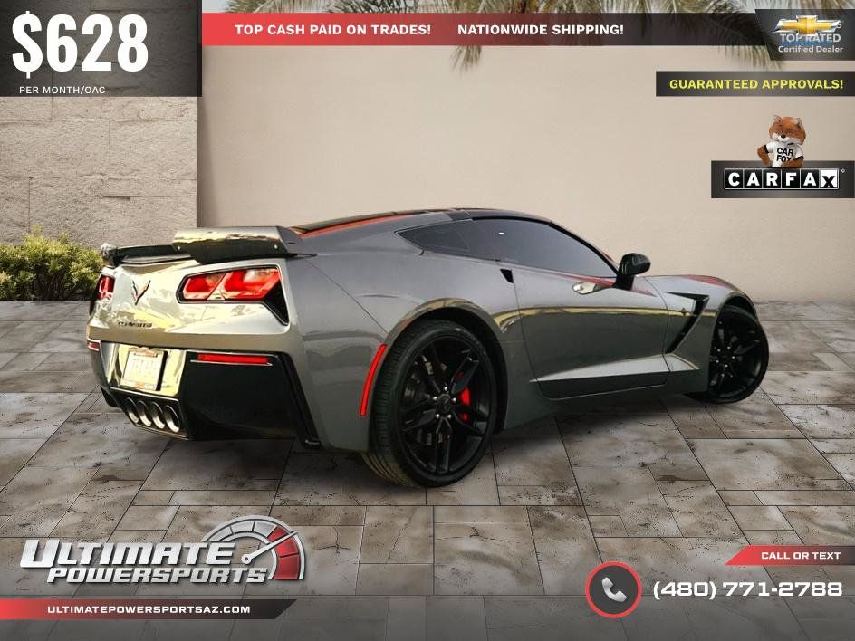 Used 2016 Chevrolet Corvette Stingray Coupe w/ Carbon Flash Badge Package RWD image 68