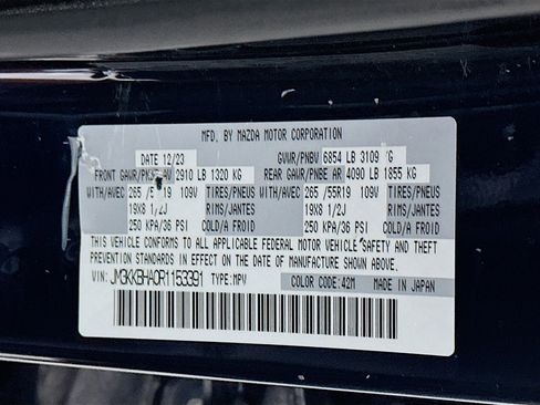 Used 2024 MAZDA CX-90 Plug-In Hybrid w/ Preferred image 12