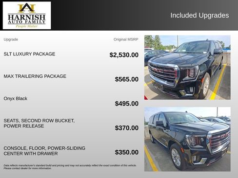 Used 2024 GMC Yukon XL SLT w/ SLT Luxury Package AWD/4WD image 4