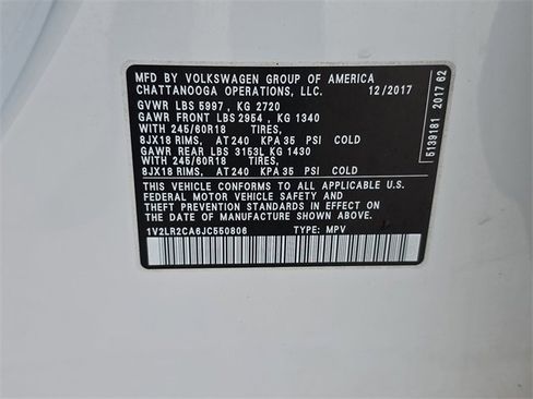 Used 2018 Volkswagen Atlas SE image 39