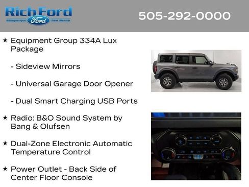 Certified 2025 Ford Bronco Badlands AWD/4WD image 99