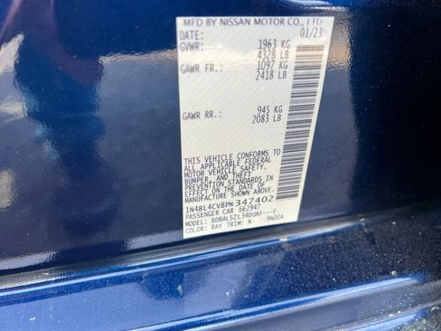 Certified 2023 Nissan Altima 2.5 SR w/ SR Premium Package image 17