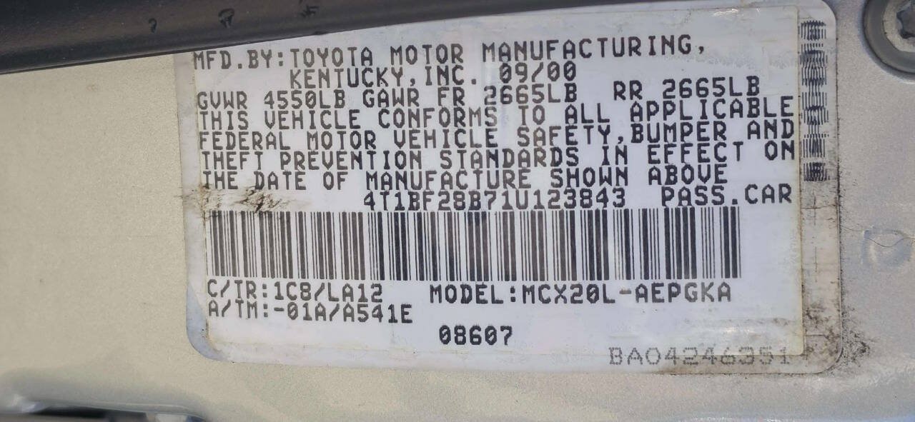 Used 2001 Toyota Avalon XL FWD image 11