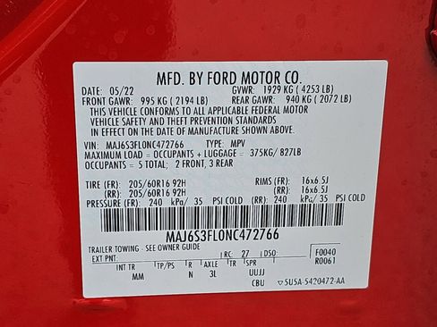 Used 2022 Ford EcoSport S AWD/4WD image 40