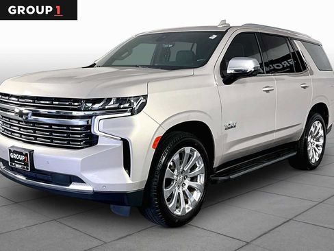Used 2021 Chevrolet Tahoe Premier w/ Premium Package RWD image 1
