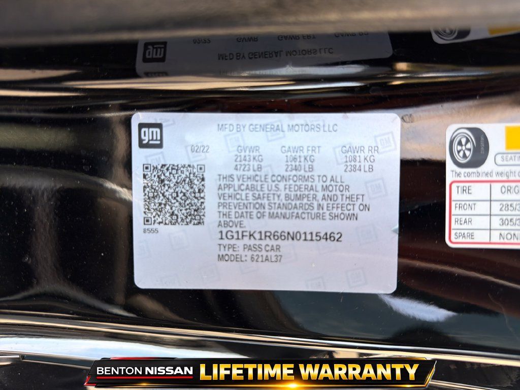 Used 2022 Chevrolet Camaro ZL1 RWD image 18