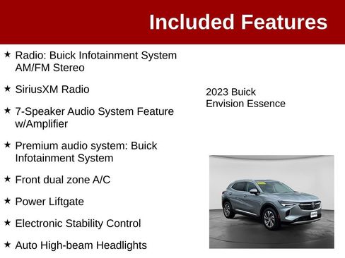 Used 2023 Buick Envision Essence AWD/4WD image 3