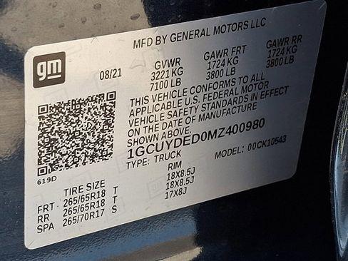 Used 2021 Chevrolet Silverado 1500 LT w/ Bed Protection Package image 26