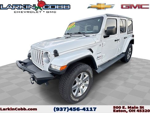 Used 2019 Jeep Wrangler Unlimited Sahara w/ Uconnect 4C Nav & Sound Group image 1