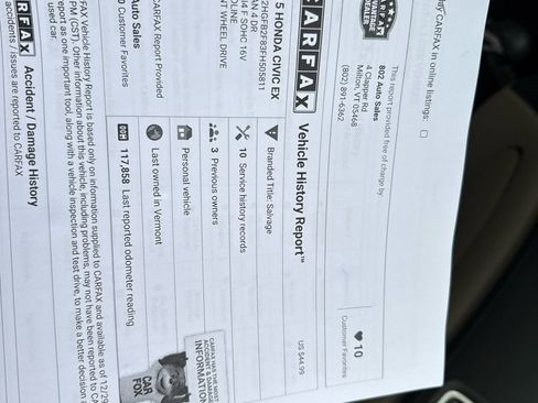 Used 2015 Honda Civic EX image 11