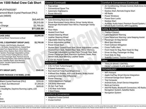 New 2026 RAM 1500 Rebel w/ G/T Package AWD/4WD image 9
