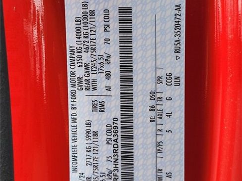 New 2024 Ford F350 XL w/ Snow Plow Prep Package image 32