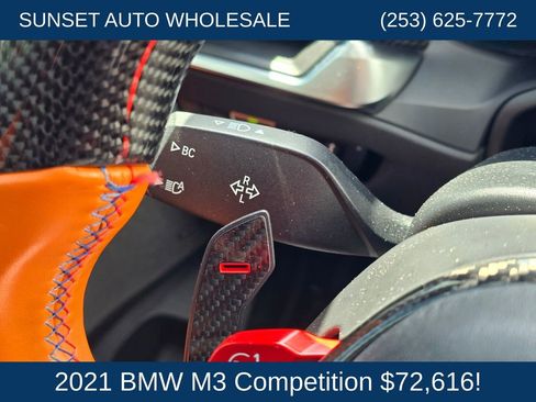 Used 2021 BMW M3 Competition RWD image 34