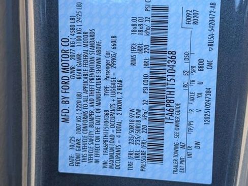 New 2026 Ford Mustang Coupe image 52