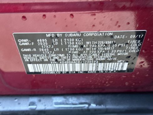 Used 2018 Subaru Outback 2.5i image 25