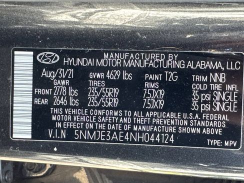 Used 2022 Hyundai Tucson Limited w/ Cargo Package FWD image 34