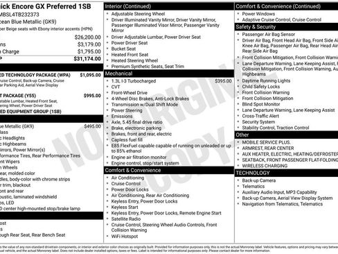 New 2026 Buick Encore GX Preferred w/ Advanced Technology Package FWD image 1